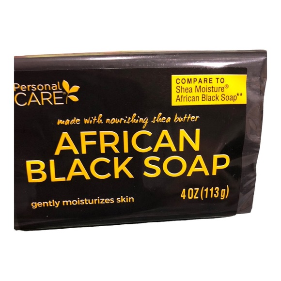 2pack skin nurturing African black soap & Raw Shea Butter face & body soap bars - Picture 4 of 5